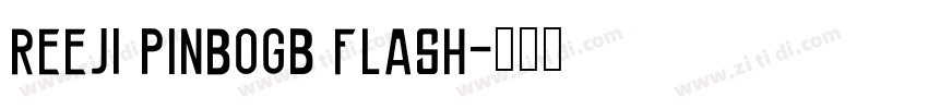 REEJI PinboGB Flash字体转换